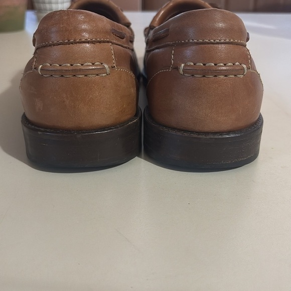 Brown Leather Tassel Loafers - Picture 4 of 10